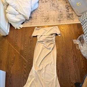 Vince Camuto Strapless Cream Dress